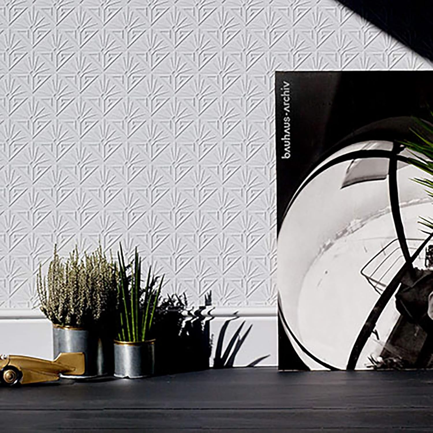 Brewster RD576 Deco Paradiso Luxury Vinyl Wallpaper, Paintable