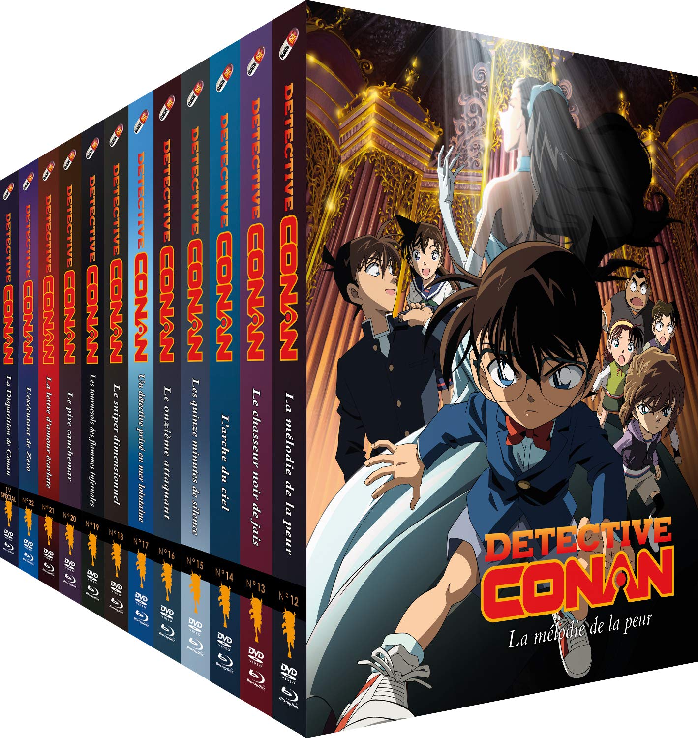 Detective Conan - Films 12 à 22 + TV Spécial 2 [Blu-ray] + DVD