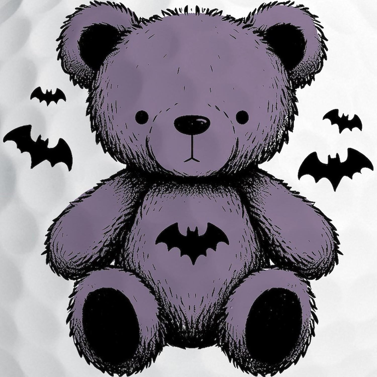 CafePress Batty Bear Purple Novelty Golf Balls (Pk of 12)