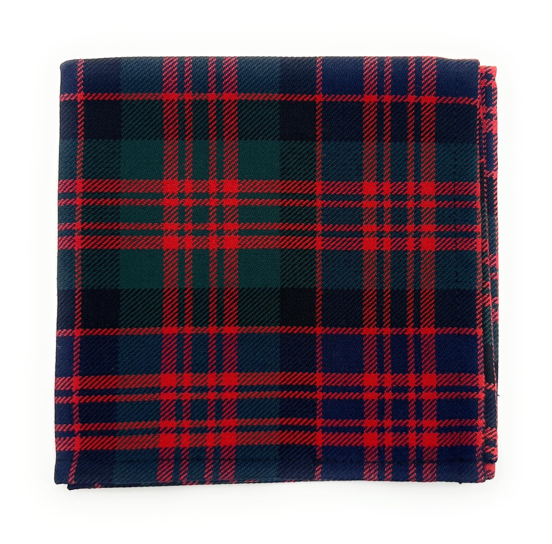 Tartan Tweeds Men's Macdonald Tartan Pocket Square Handkerchief 26Cm X 26Cm (Macdonald)