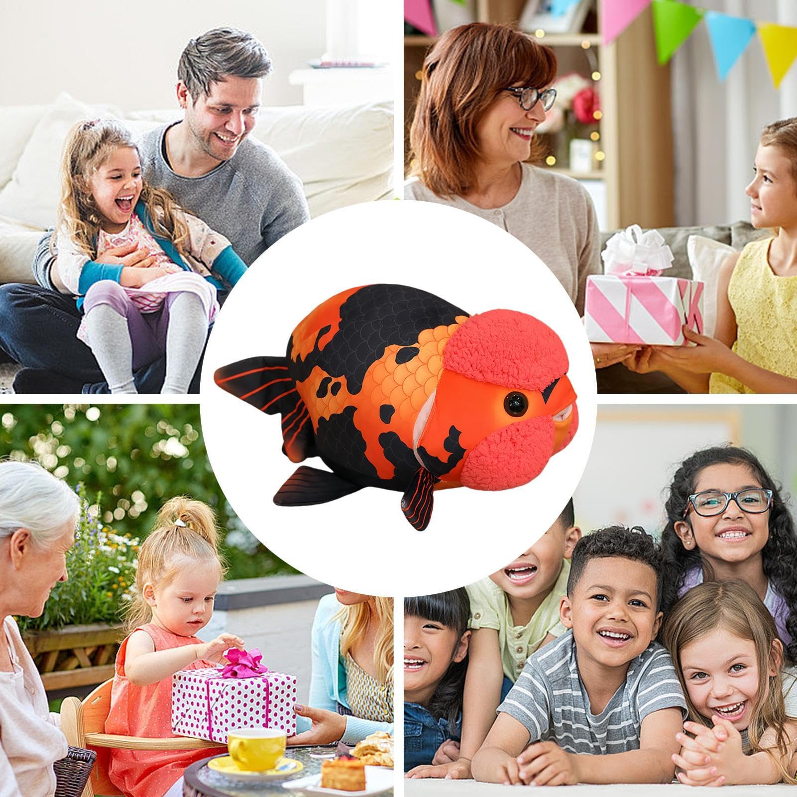 Pluszzowa Zabawka Ryba 3D Pluszak Ranchu Karp W Formie Poduszki Zwierzęcia