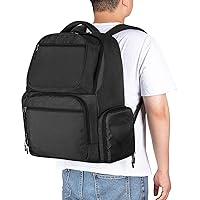 Vista 7 de Trunab Travel Backpack Compatible with Xbox Series X Carrying Case Game Storage Bag with Inner Divider for Xbox XS Console, Multiple Pockets for