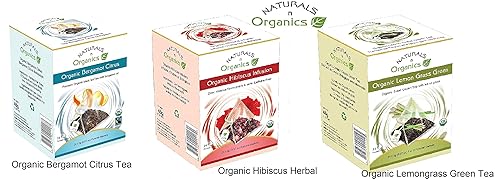Miniatura 5 de Naturals-N-Organics Limoncillo orgánico con té verde, baja en cafeína, certificado orgánico por USDA, desintoxicante, digestivo. 24 bolsas de té