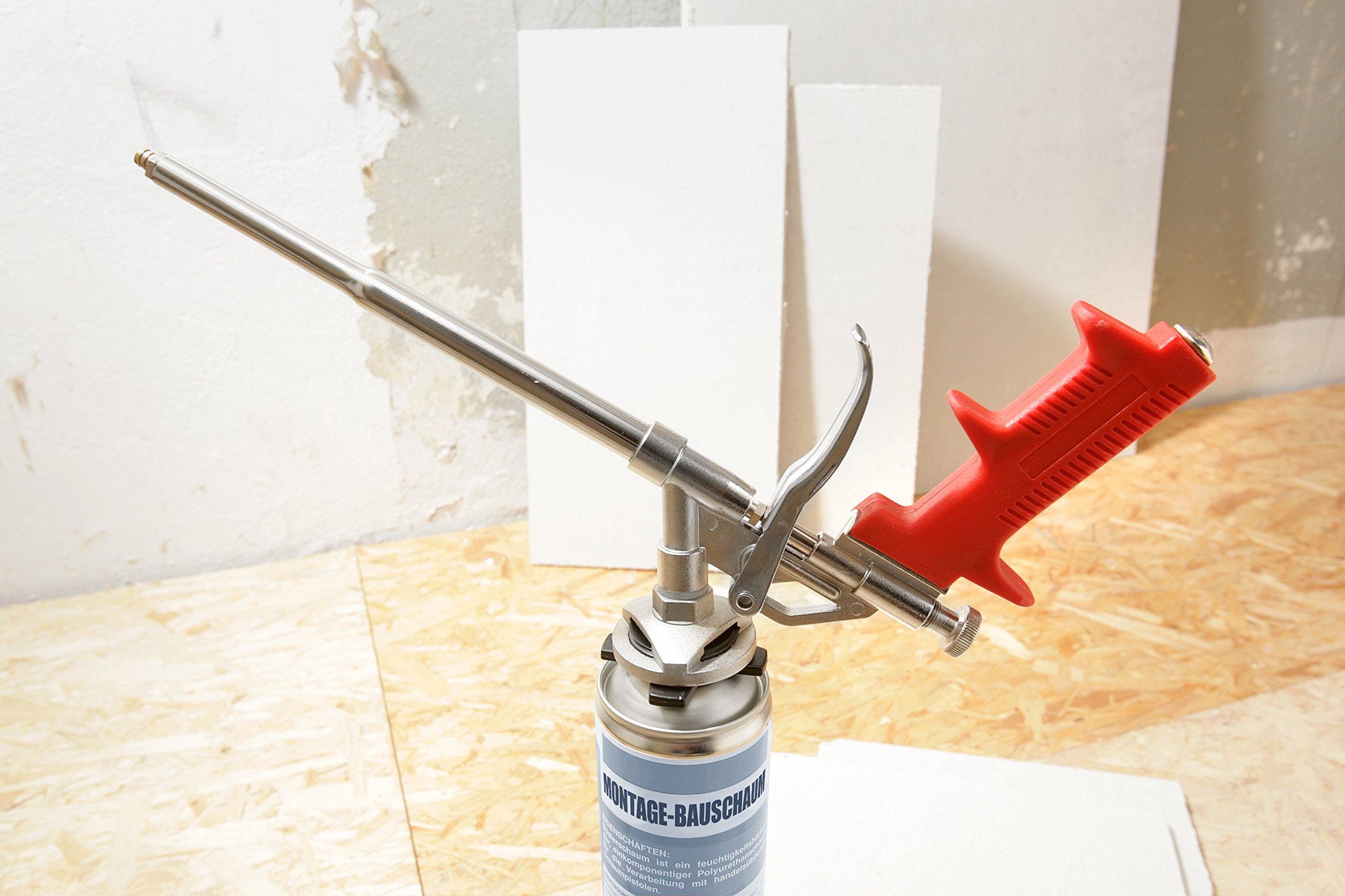 Image secondaire de Pistolet à mousse PU professionnel en métal avec poignée ergonomique