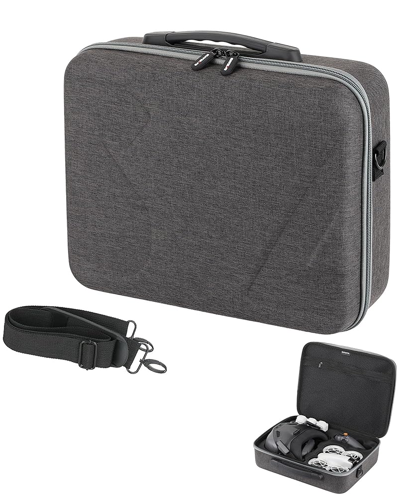 Custodia Per DJI Neo Motion Fly More Combo - Rigida, Nero, Per Goggles N3 E RC Motion 3 - Foto 11