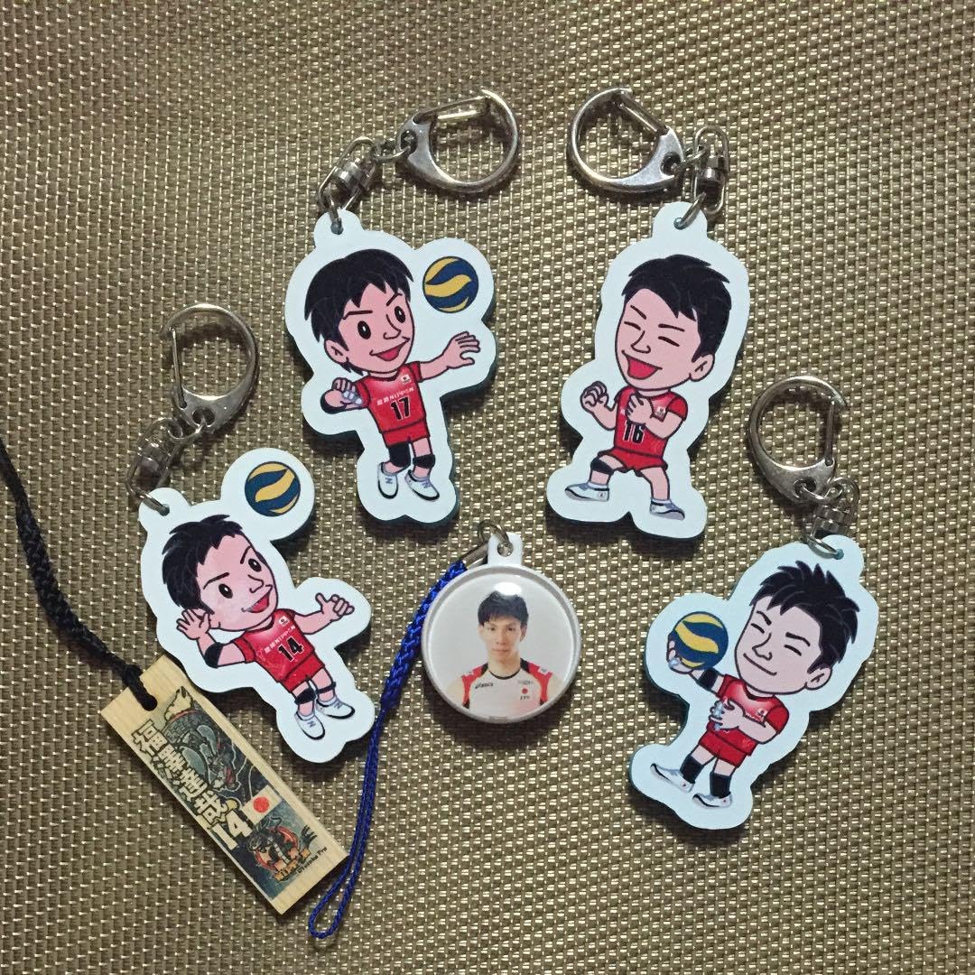 Amazon.co.jp: ☆全日本男子バレーボール選手キーホルダー☆龍神