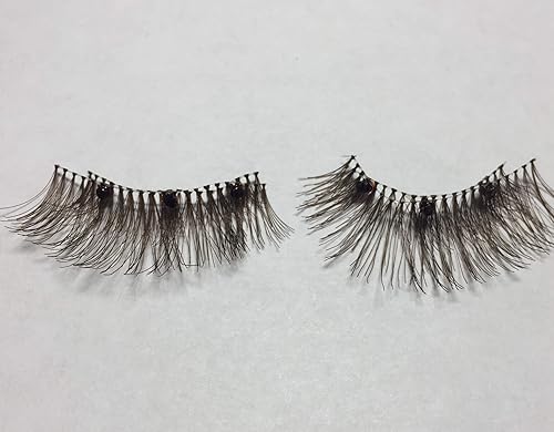 Miniatura 6 de Juego de 3 imanes redondos magnéticos de lujo con pestañas postizas y delineador de ojos magnético #37C de color marrón