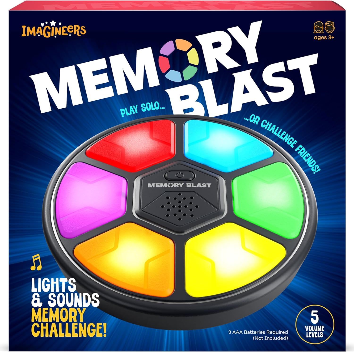 Memory Game for Kids - Gifts for Boys & Girls - 6 7 8 9 10 11 Year Old Boy Birthday Gifts - Kids Games - Toys for 10 Year Old Boy - Car Handheld Travel Games Road Trip for Ages 4-8, 6-8, 8-12 Years - Image 1 of 7