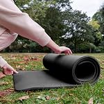 Tapis de yoga BalanceFrom, tapis d'exercice extra épais de 1 po en haute densité, tapis de yoga anti-déchirure avec sangle de transport, adapté à divers exercices de yoga, plusieurs couleurs