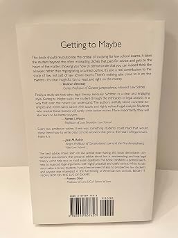 Getting to Maybe: How to Excel on Law School Exams