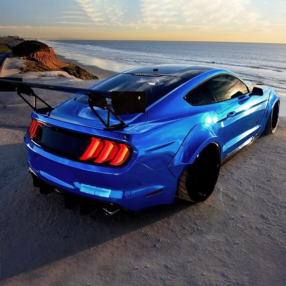 VLAND LED Tail lights Compatible with Ford Mustang 2015-2020 with Sequential (5Modes-Red Lens)