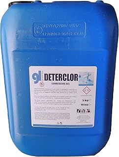 CANDEGGINA DENSA IN GEL PROFUMATA PROFESSIONALE PER RUBUNETTERIA, SERVIZI IGIENICI, LAVELLI, PIANI COTTURA, PAVIMENTI, PIASTRELLE, ECC. 1 TANICA DA 10 KG