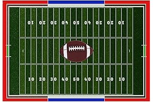 Mybecca Kids Room Football Rugs for Bedroom