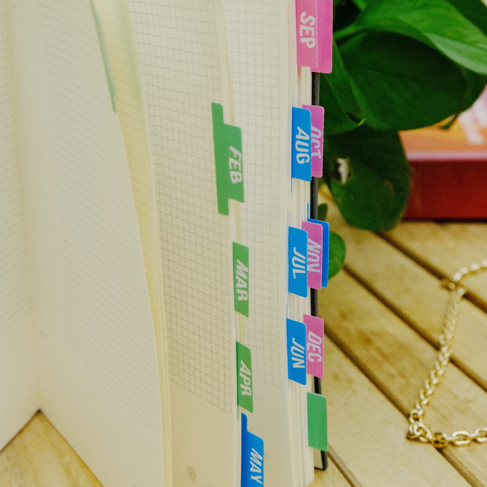 Buy Monthly Tabs Labels Index Planner Dividers Adhesive Stickers 120