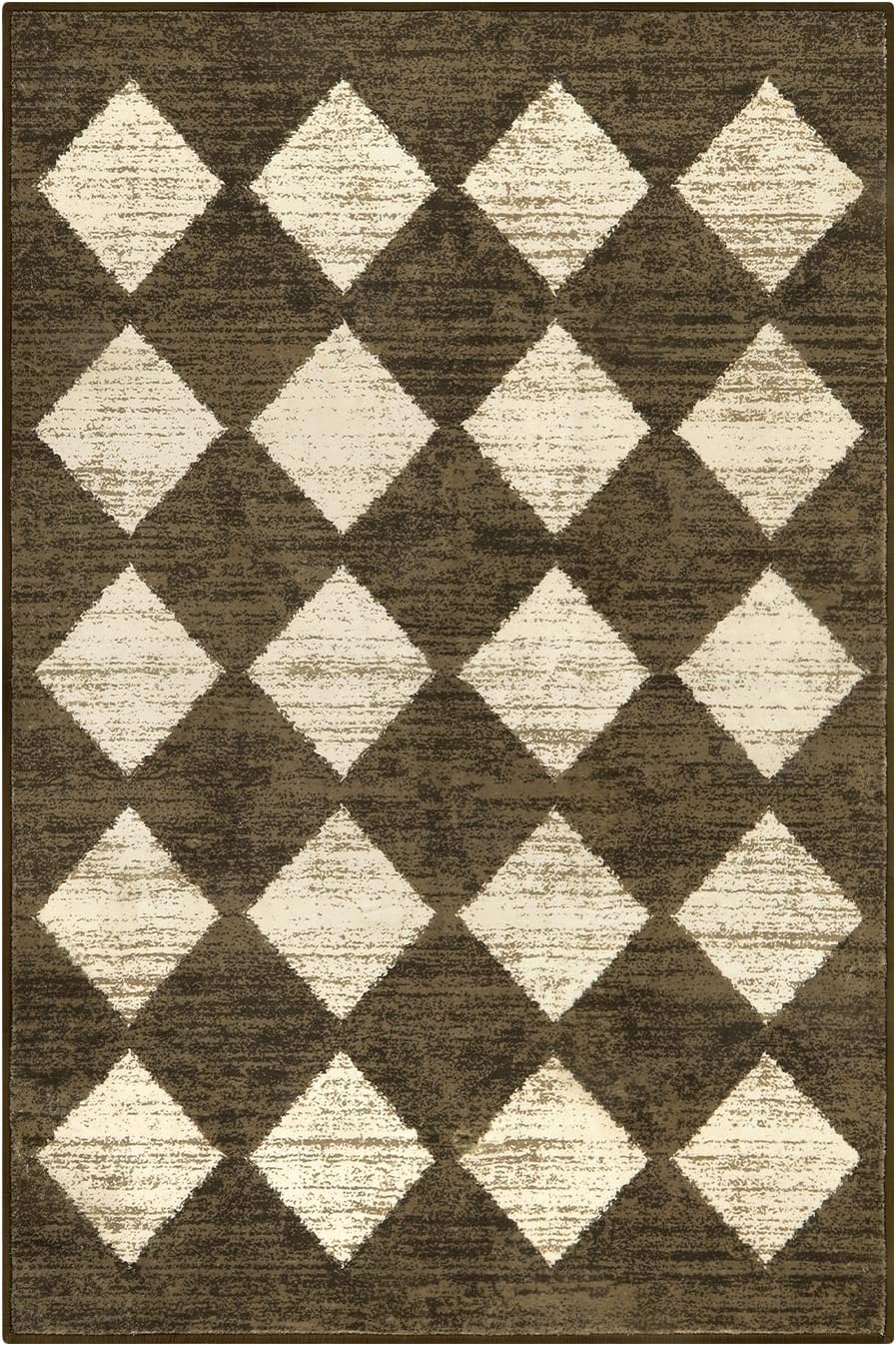 Lahome Small 2x3 Kitchen Rugs Non Slip, Machine Washable Entryway Rugs, Moroccan Trellis Indoor Soft Non-Slip Non-Shedding Throw Bathroom Carpet for Doorway Bedside Laundry Room, Brown - Image 8