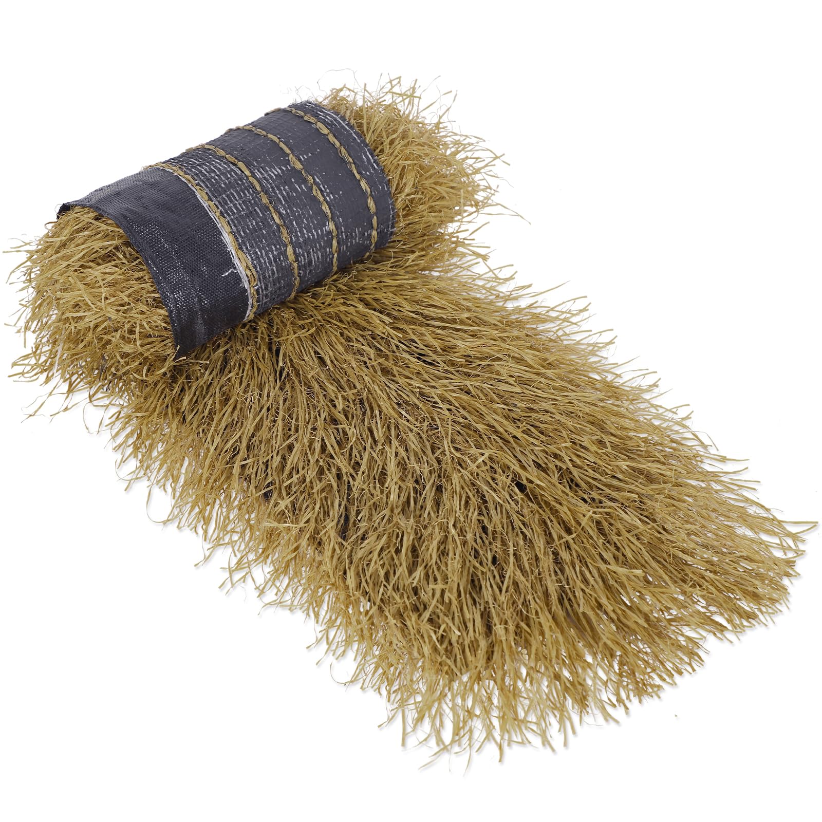 CEWUDA Tiki Thatch Grass Roof Mexican Artificial Straw Roll for Tiki Bar Hut Hawaiian Party Garden Fence Patio Palapa Thatch Roofing Mat Crafts Duck Blind Grass Hay Bales for Decoration 10 x 120 cm