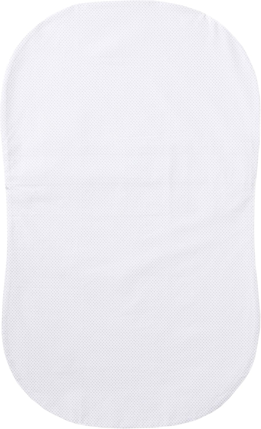 HALO BassiNest Fitted Sheet – 100% Cotton, Soft and Breathable Bassinet Sheet for Babies, 30” x 16” Pre-Shrunk Sheet, Grey Pin Dot
