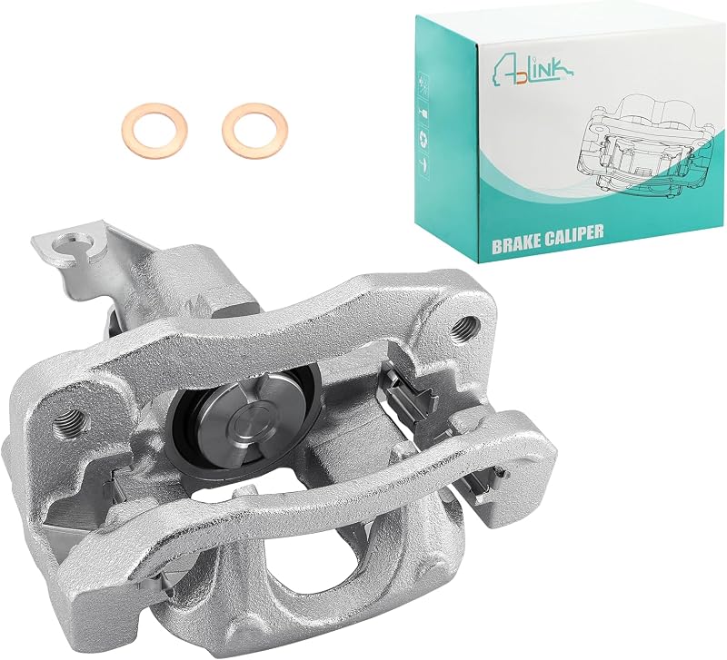 Pinça de freio a disco traseira esquerda AULINK 68029849AA com suporte para Dodge e Chrysler