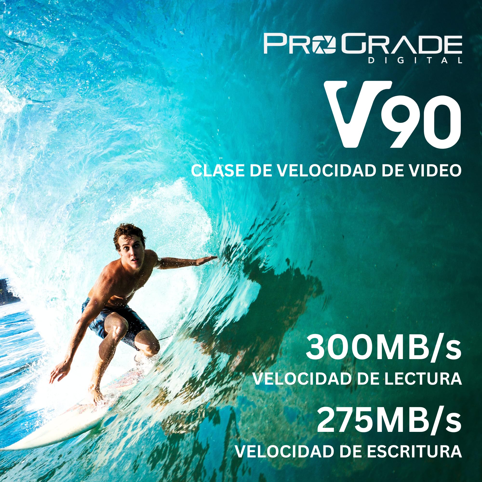Tarjeta de Memoria ProGrade Digital SDXC UHS-II V90 Iridium (256GB)