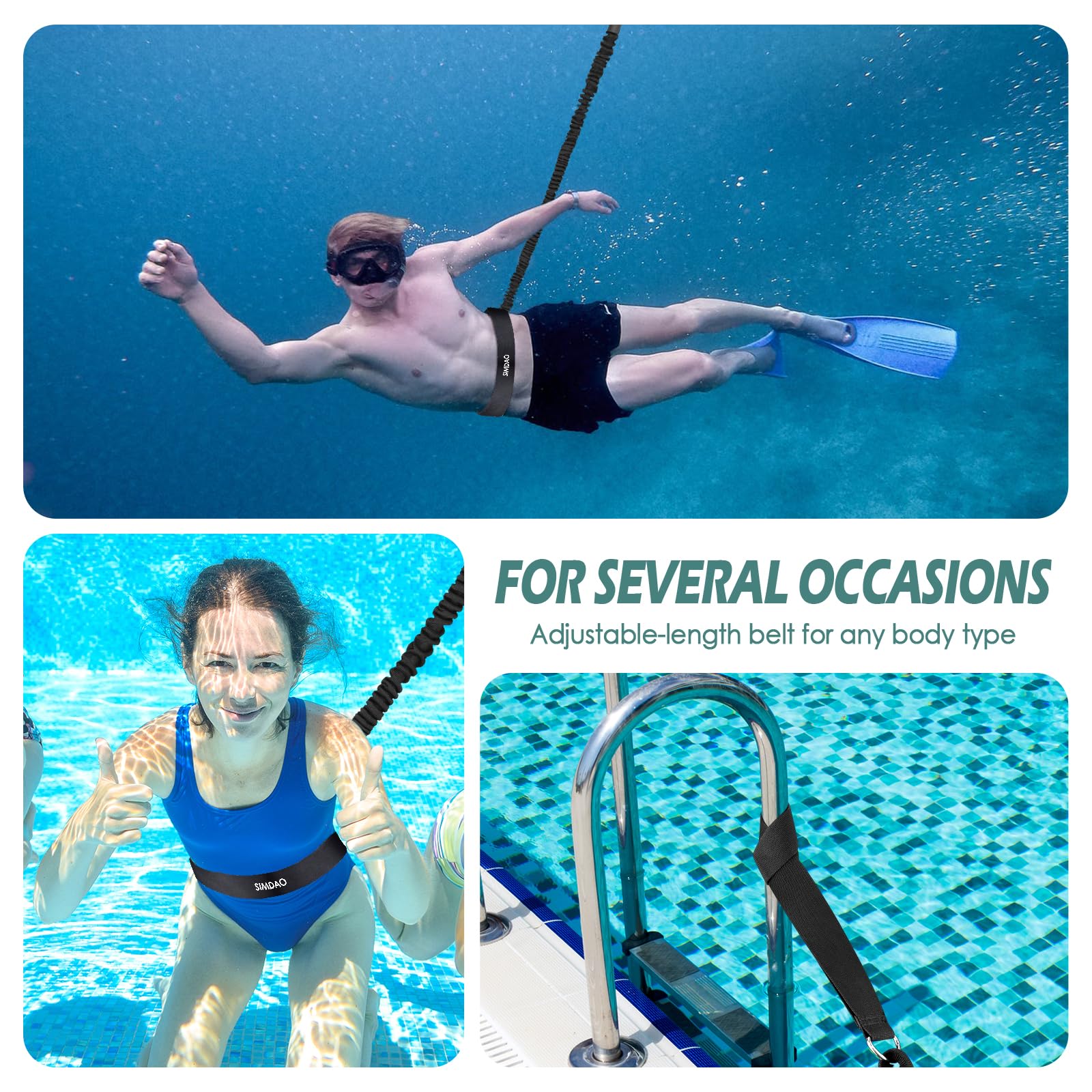 Schwimmgürtel Für Kinder & Erwachsene – Einstellbar Für Pool-Training