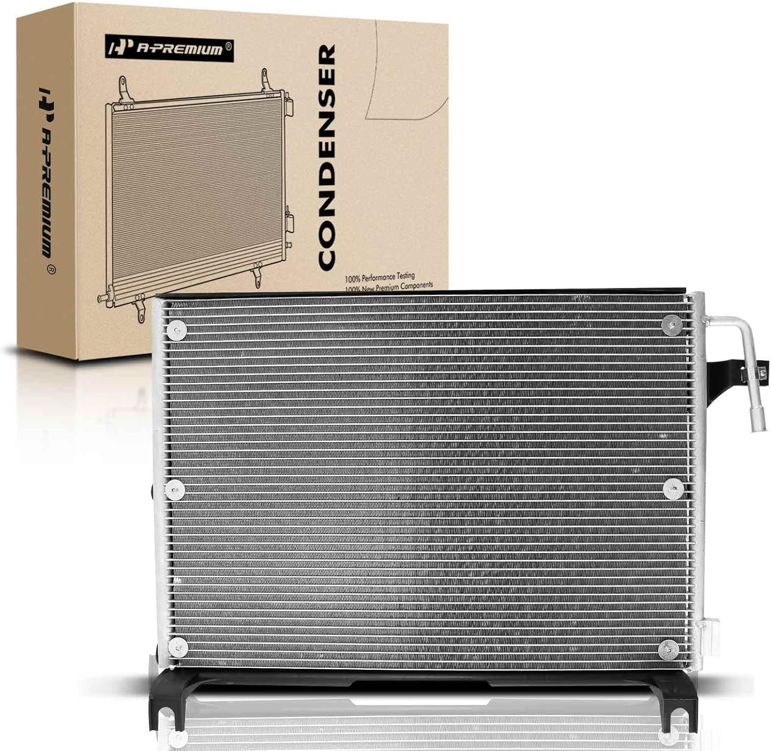 A-Premium Air Conditioning A/C Condenser Compatible with Dodge Ram 1500 1998-2001, Ram 2500 3500 1998-2002, Replace# 55055824AA