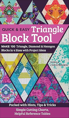 Quick & Easy Triangle Block Tool: Make 100 Triangle, Diamond