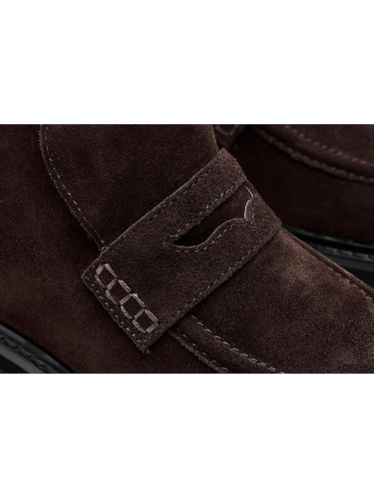 Brown Madewell Rory Lug Loafer Bootie - Suede