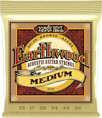 Miniatura 17 de Ernie Ball - Cuerdas personalizadas para guitarra acústica Earthwood Rock & Blues de bronce 80/20, paquete de 3, calibre 10-52 (P03008)