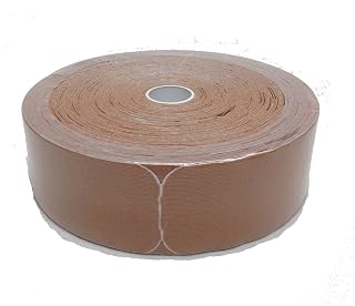 Cinta de kinesiología Therapist's Choice®, rollo a granel precortado de 2"x105' (beige), precortado en tiras de 10 pulgadas fáciles de aplicar.