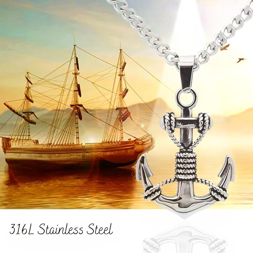 アクセサリー 316L anchor necklace ( 11mm ) #N63 316L anchor necklace ( 11mm ) #N63 – LOSE FORD