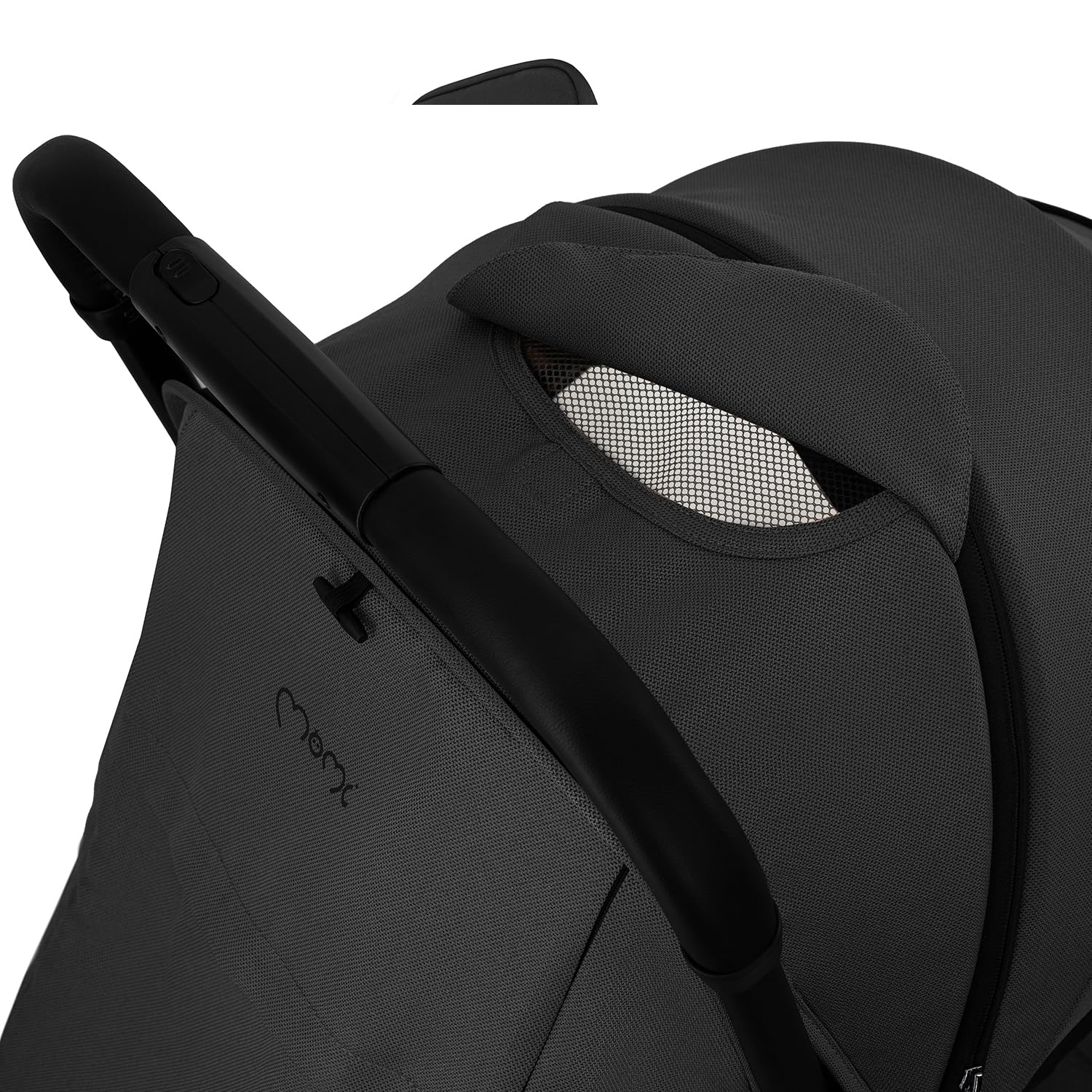 MoMi ANDREA Poussette Compacte Pliage Automatique Jusqu'à 22 kg | Harnais 5 Points, Roues EVA Increvables, Capote UPF 50+, Sac à Dos, Porte-Gobelet, Moustiquaire et Habillage Pluie