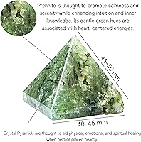 Vista 85 de Amazing Gemstone Amethyst Pyramid Crystal Healing Stones - 2" Great Pyramid Figurine of Natural Stone Pyramid for Meditation, Reiki, Chakra