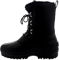 Vista 2 de Botas Polar de invierno, con cordones, de nailon, cortas, para invierno y nieve, para hombre