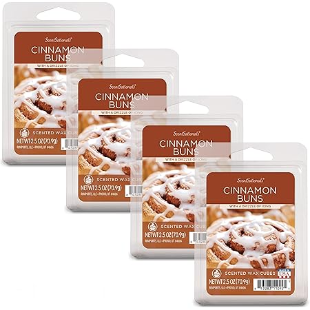 Amazon Com Scentsationals Cotton Candy Cloud Wax Cubes 4 Pack Home Kitchen