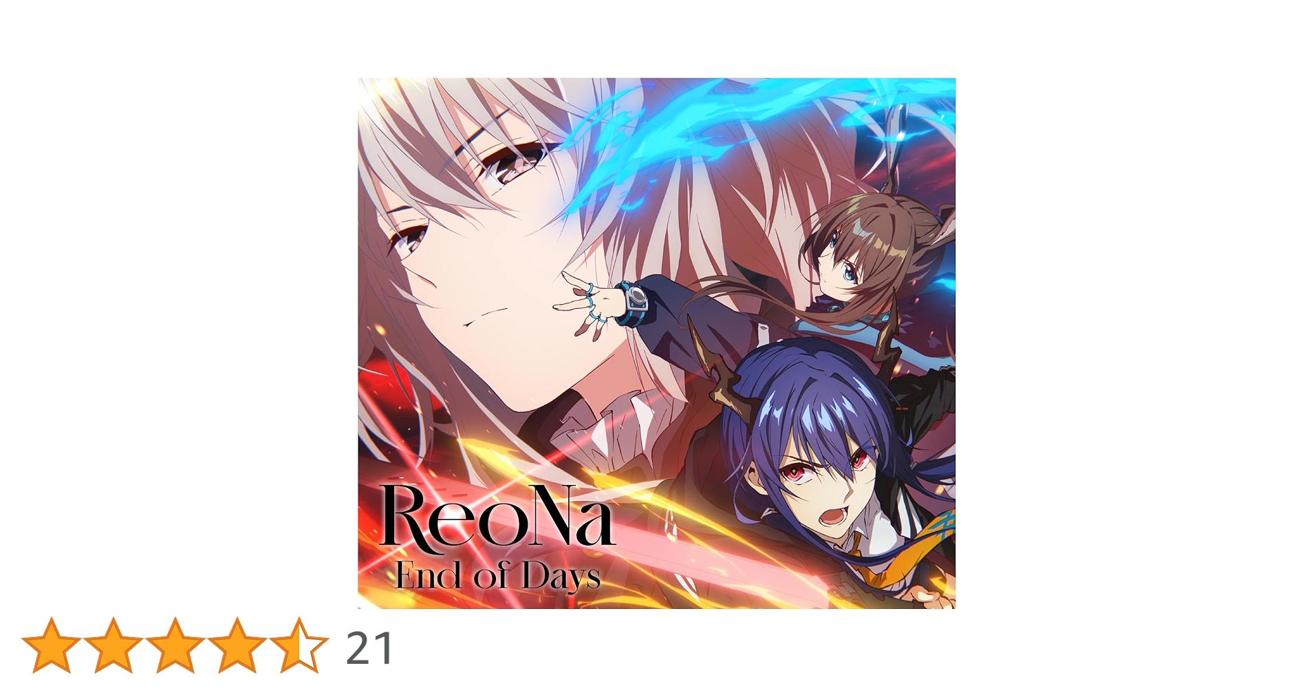 Amazon | End of Days (期間生産限定盤) (特典なし) | ReoNa Amazon | End of Days (期間生産限定盤) (特典なし) | ReoNa