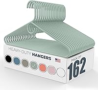 Vista 72 de Neaties - Perchas resistentes para ropa, paquete de 18 – Fabricadas en EE. UU. – Capacidad de 8 libras, perchas de plástico para ropa de adultos