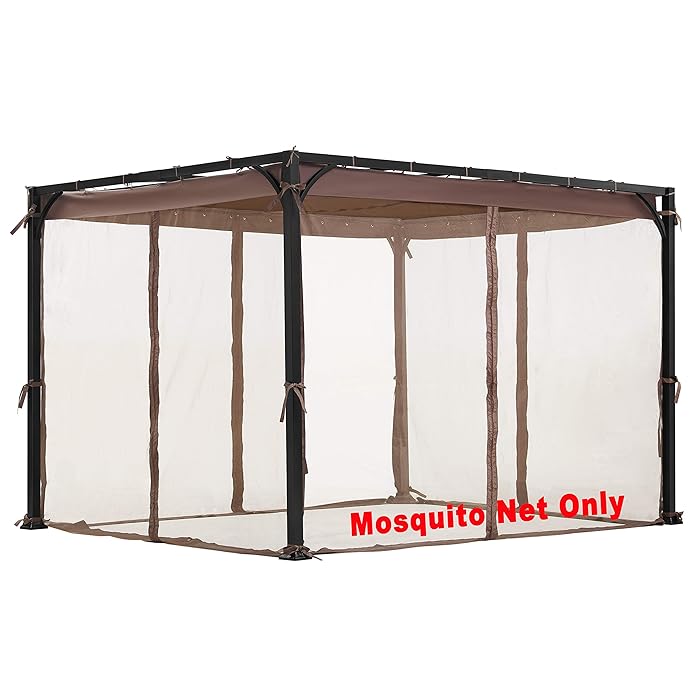 Buy ALISUN Replacement Mosquito Net for FlatRoof Pergola Mesh Bug