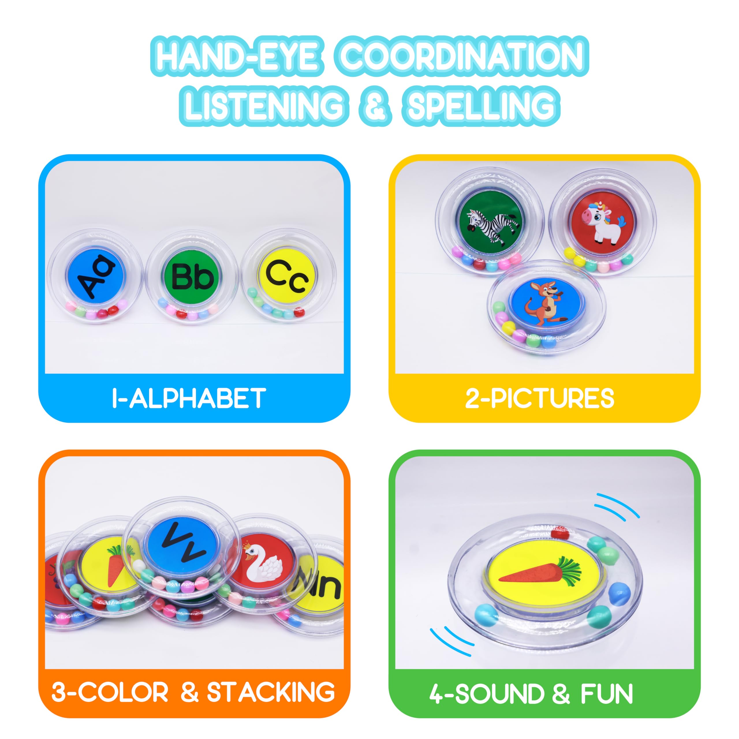 Anillo de juguete de baño con letras flotantes del alfabeto, juguete de baño antimoho, juego de juguetes para piscina de agua con bolsa de malla, para niños de 2 a 3 y 4 años