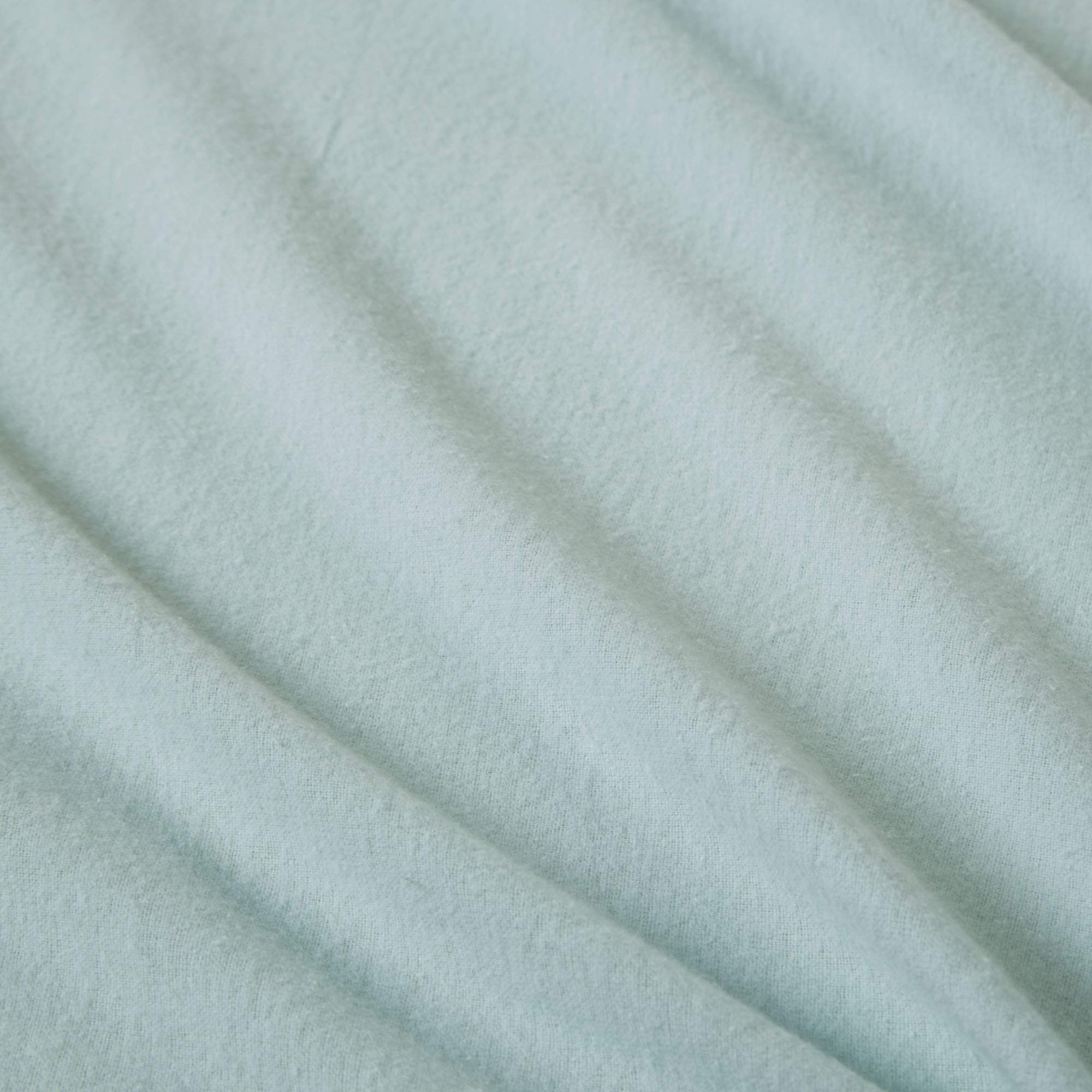 Comfort Spaces Cotton Flannel Breathable Warm Deep Pocket Sheets with Pillow Case Bedding, King, Aqua Solid 4 Piece