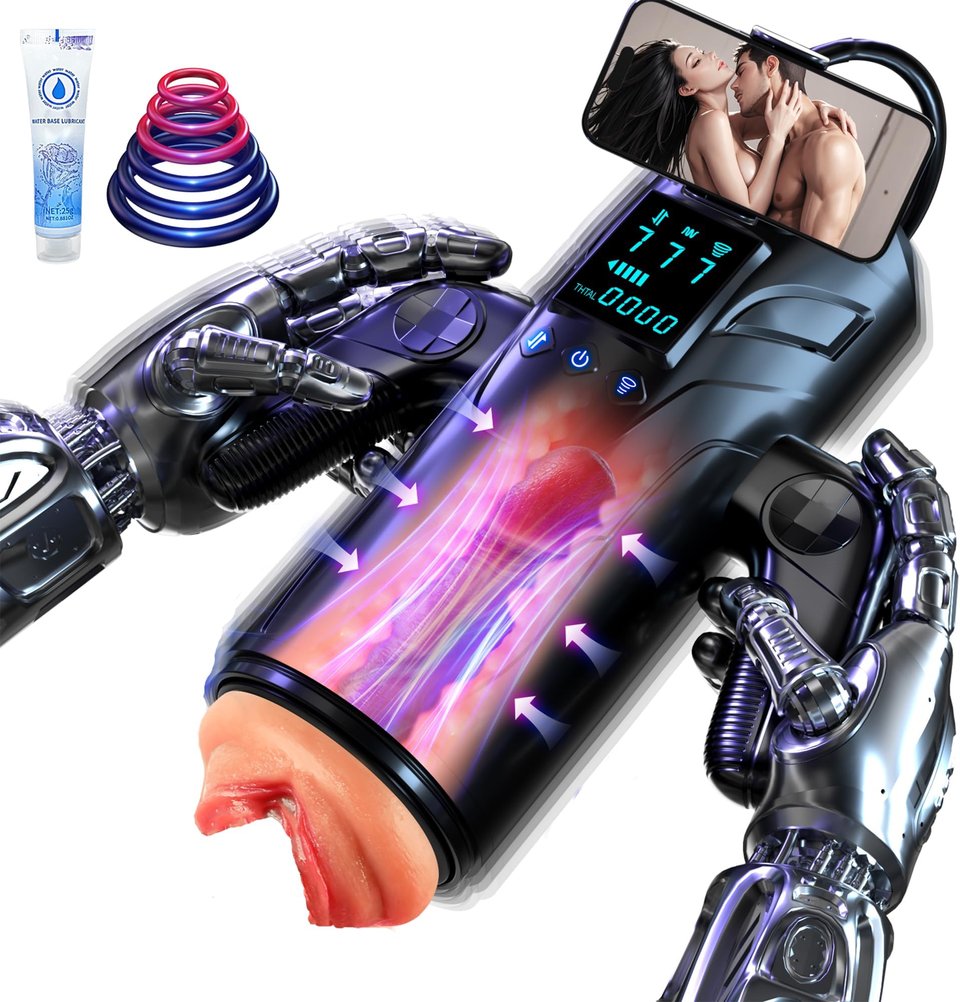 Male Masterburbatar Hands Free, Masterburbatar Life Size Machine Thrusting Machine Devices Automatic Male Mastusbafor Men Adult Toy Couples Silent Pocket Puzzy Silicone Full Body Underwear WTW168