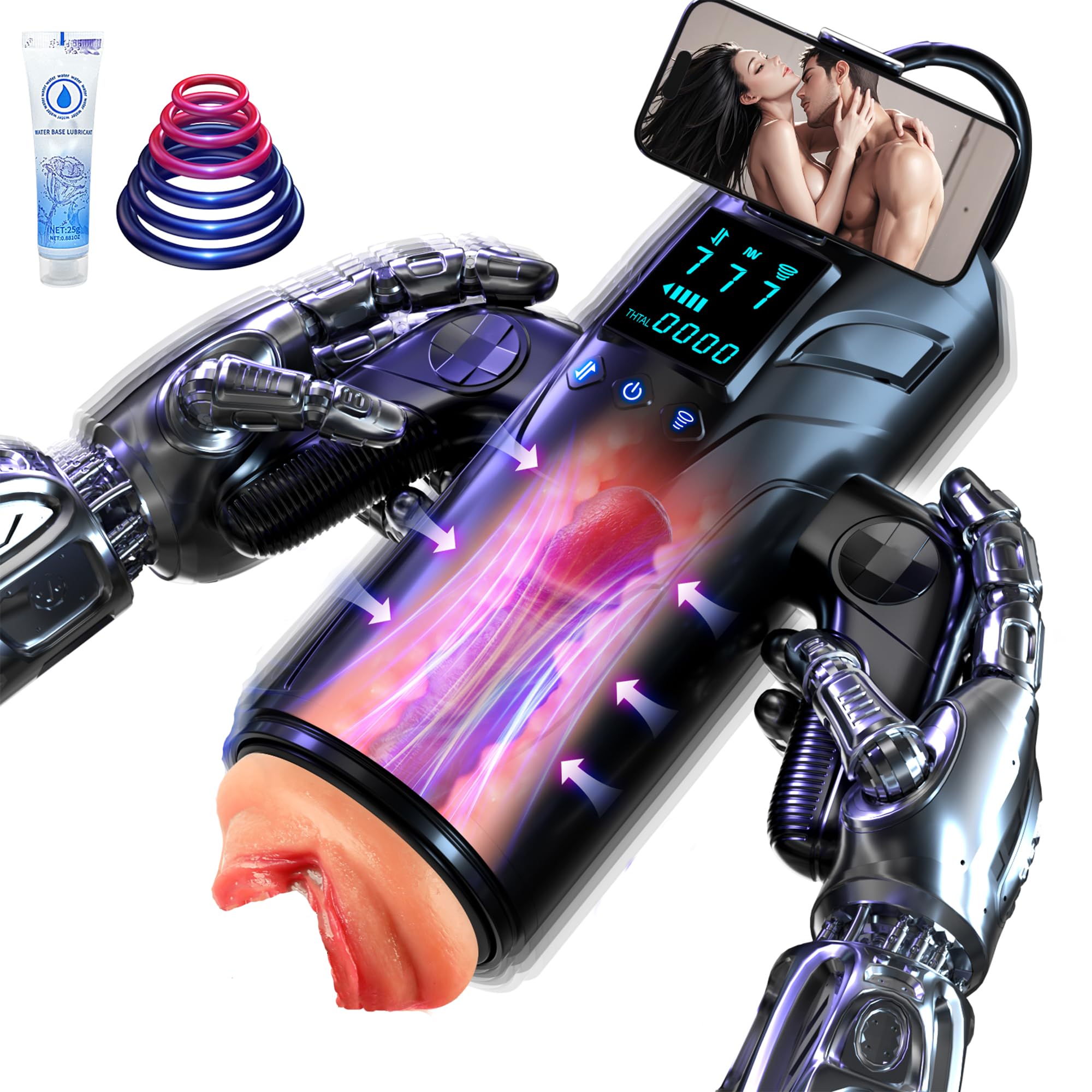 Male Masterburbatar Hands Free, Masterburbatar Life Size Machine Thrusting Machine Devices Automatic Male Mastusbafor Men Adult Toy Couples Silent Pocket Puzzy Silicone Full Body Underwear WTW168