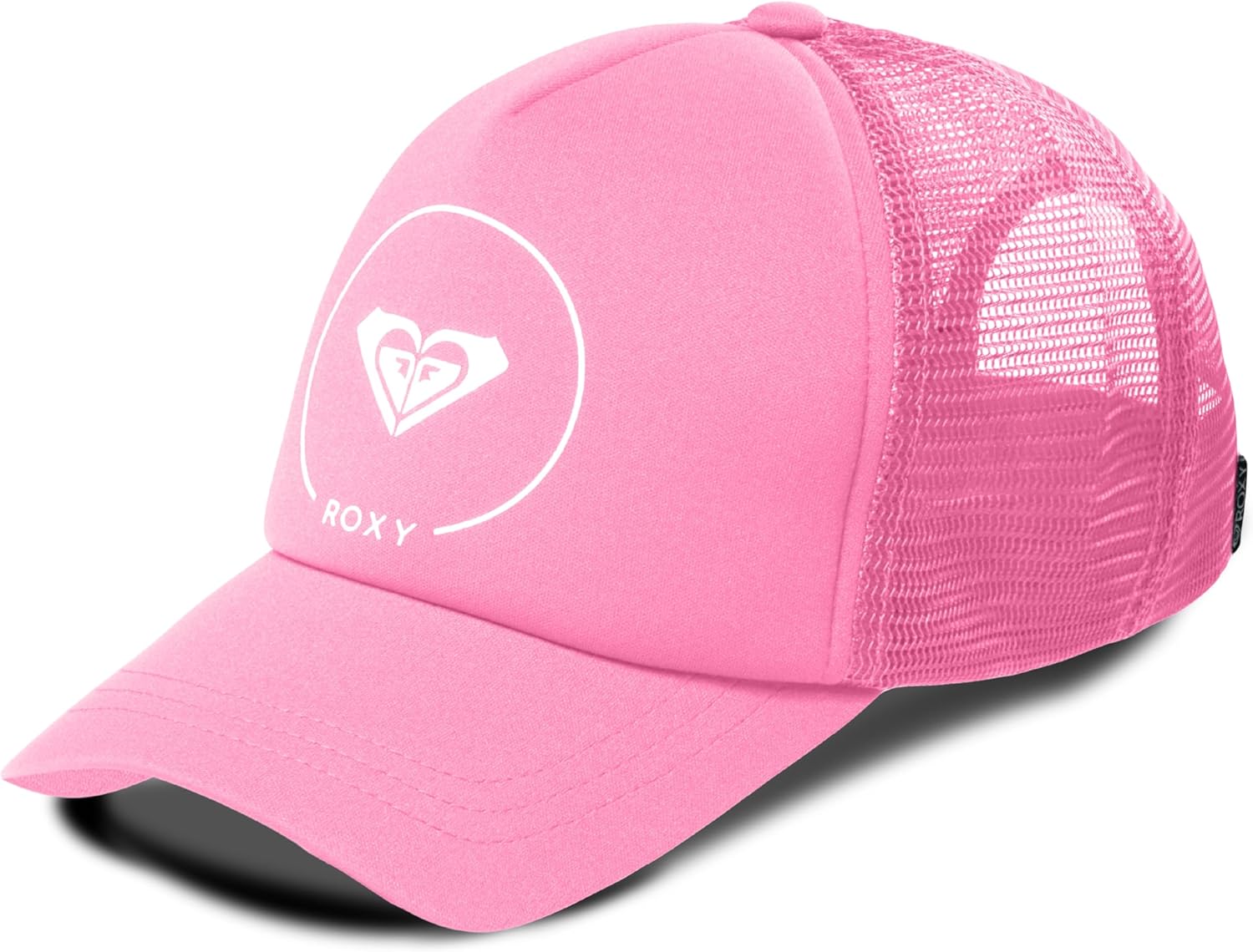 Roxy Girls' Truckin Trucker Hat – Adjustable Summer Cap for Girls, Lightweight and Breathable with Mesh Back