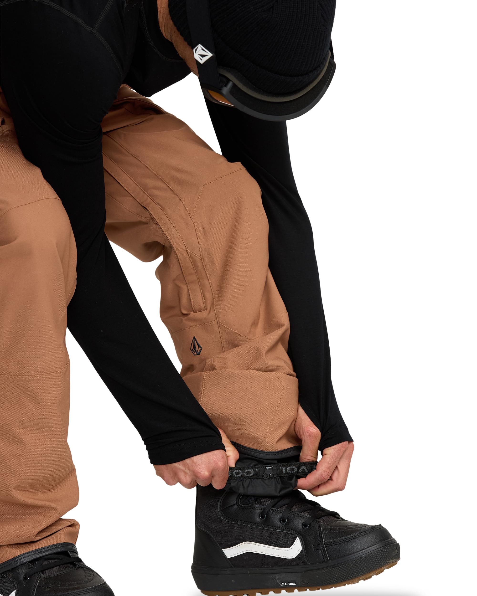 Volcom Pantaloni da Snowboard da Uomo Roan Bib – 15k Impermeabili 2 Strati Repreve Fibers