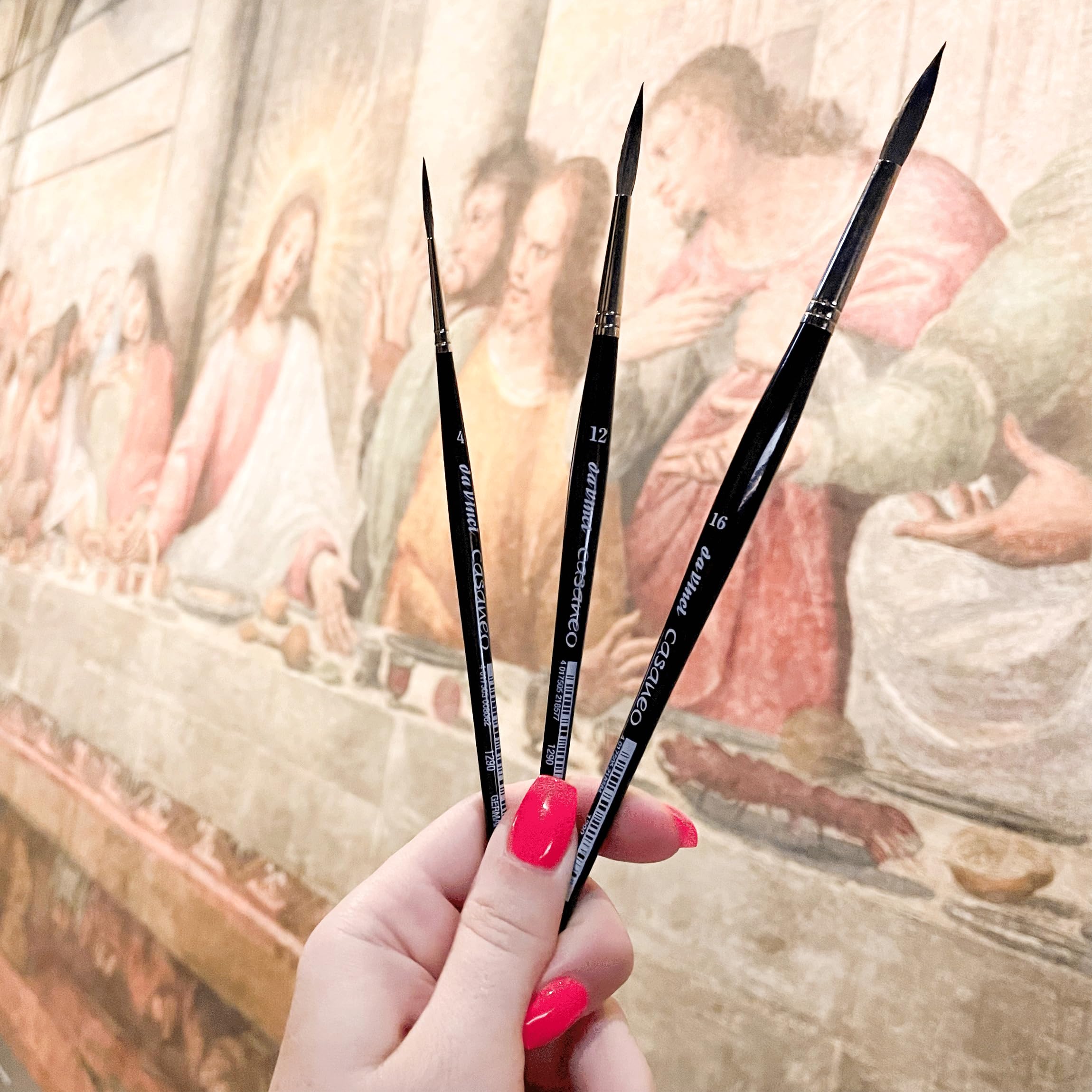Da Vinci CASANEO Pinceau Aquarelle Fibres Synthétiques Taille 4
