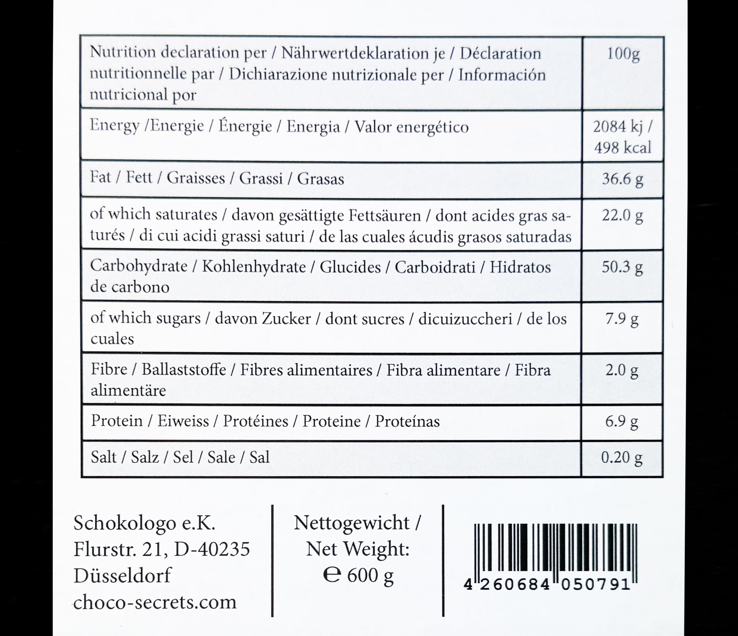 CHOCO SECRETS Vollmilch Schokodrops ohne Zuckerzusatz 600g - Milk Chocolate Chips, gesüßt mit Maltit - Vollmilch-Schokoladen-Drops zum Backen, Naschen und für Desserts