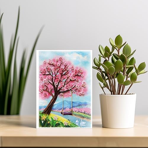 Miniatura 3 de Tarjeta de felicitación de temporada, tarjeta de amor para vacaciones de primavera, tarjeta de felicitación con relleno para todas las ocasiones,