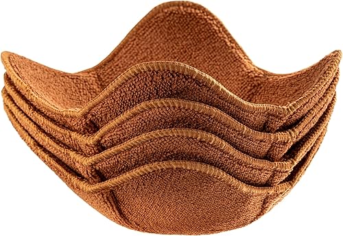 Sheff Juego de 4 cuencos para microondas Cozy Huggers  Duradero y fiable  Para cuencos calientes y fríos, platos y platos para microondas  Tazón