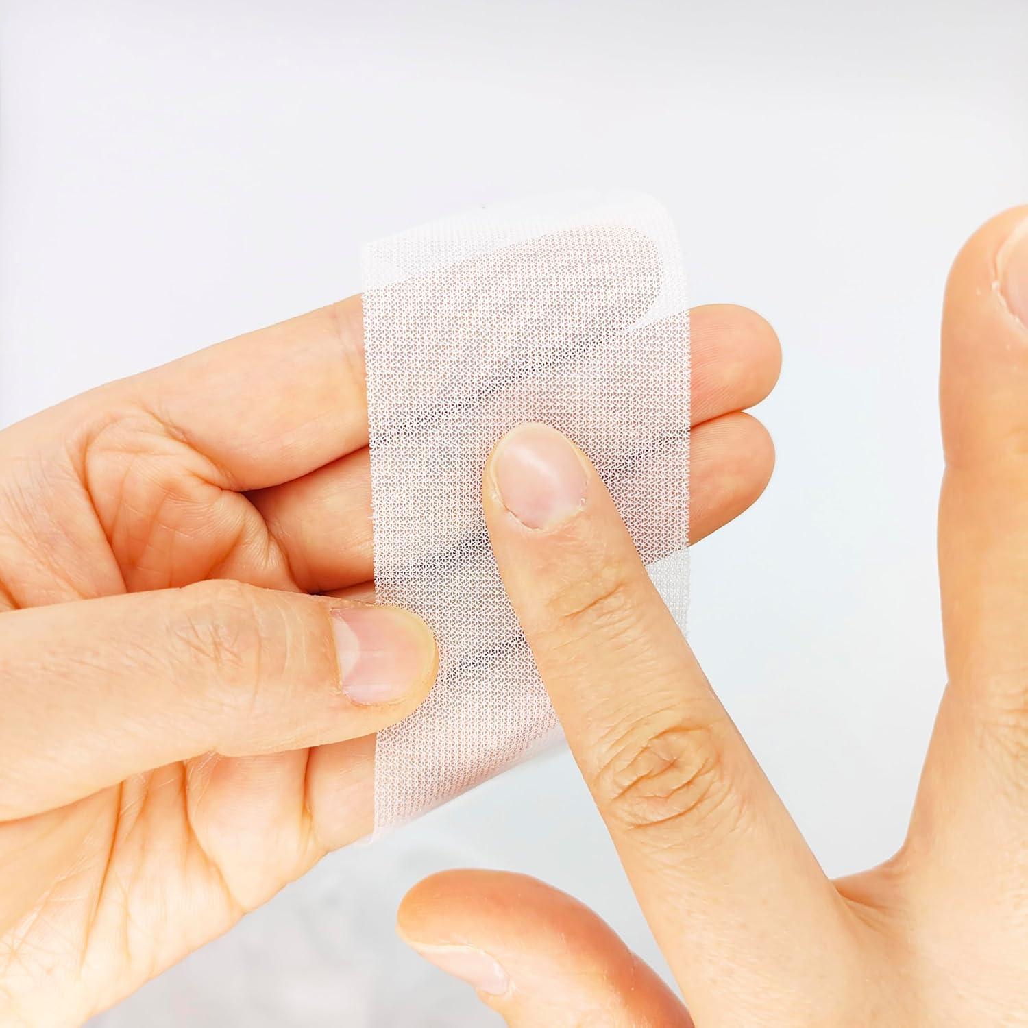 3/4"×10yds Batting Seam Tape,Sheer Quilt Batting Tape for Fusing Batting Piece, Single Side Adhesive-Bonded,White