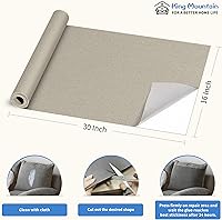 Vista 132 de KING MOUNTAIN Parche de reparación de lona de 9 x 11 pulgadas, 2 piezas, parche de tela impermeable autoadhesivo para sofás, tiendas de campaña