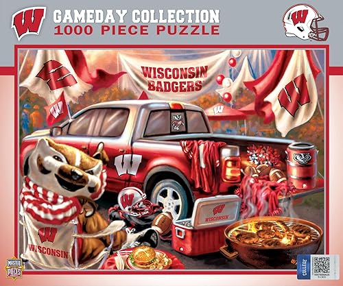 Masterpieces NCAA-Teams Unisex-Adult 1000-Piece Gameday Tailgate Puzzle